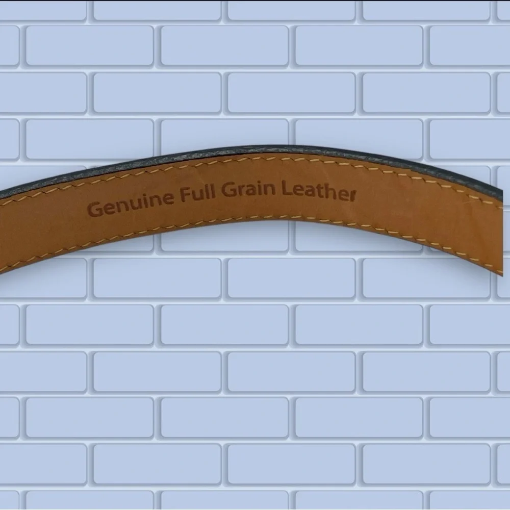 L.L. Bean Leather Navy Blue Belt Size Small Style 281160